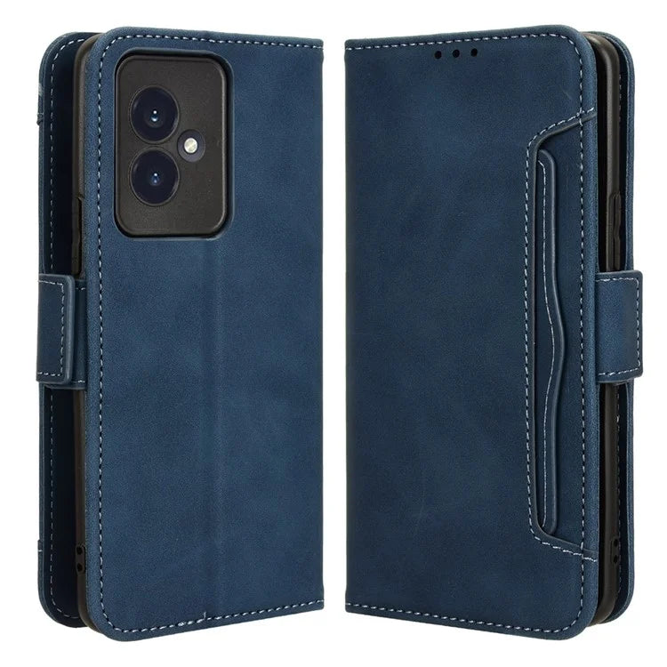 For Honor 100 5G Leather Case Wallet Stand Cover with Multiple Card Slots