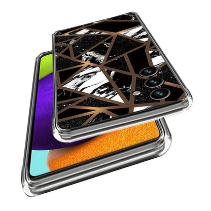 For Samsung Galaxy A15 5G TPU Case Abstract Marble Printed IMD Phone Cover