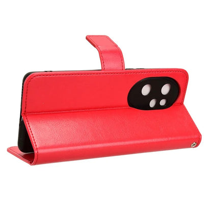 For Honor 100 Pro 5G Leather Case Crazy Horse Texture Wallet Stand Cover