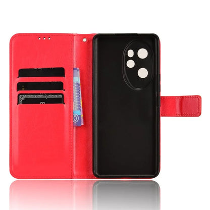 For Honor 100 Pro 5G Leather Case Crazy Horse Texture Wallet Stand Cover