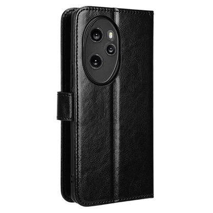 For Honor 100 Pro 5G Leather Case Crazy Horse Texture Wallet Stand Cover