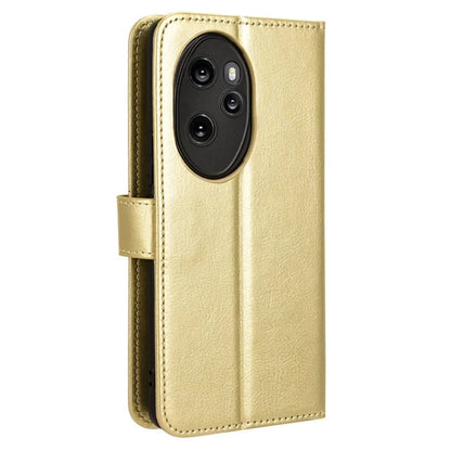 For Honor 100 Pro 5G Leather Case Crazy Horse Texture Wallet Stand Cover