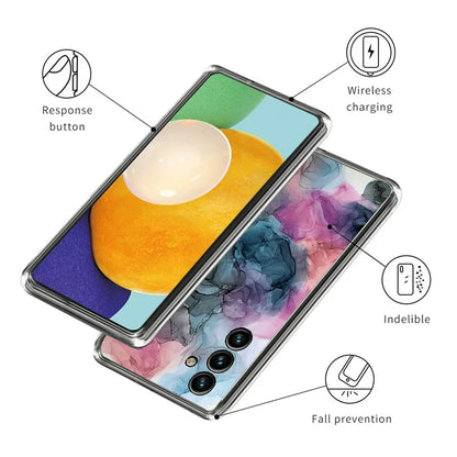 For Samsung Galaxy A05s 4G Case Abstract Marble Printed IMD TPU Phone Protective Cover