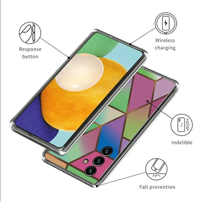 For Samsung Galaxy A05s 4G Case Abstract Marble Printed IMD TPU Phone Protective Cover