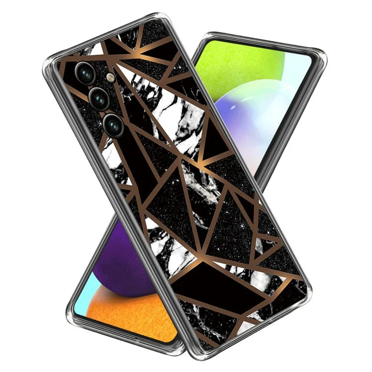 For Samsung Galaxy A05s 4G Case Abstract Marble Printed IMD TPU Phone Protective Cover