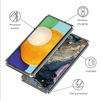 For Samsung Galaxy A05s 4G Case Abstract Marble Printed IMD TPU Phone Protective Cover