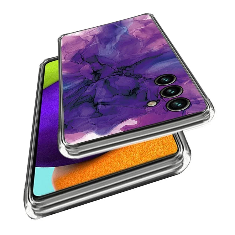 For Samsung Galaxy A05s 4G Case Abstract Marble Printed IMD TPU Phone Protective Cover