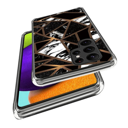 Cell Phone Case for Samsung Galaxy S24 Ultra Shell Abstract Marble Printed IMD TPU Cover