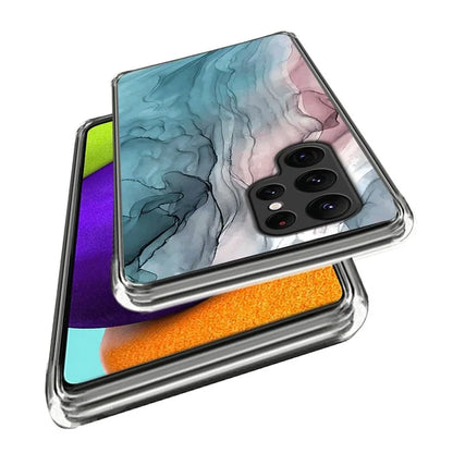 Cell Phone Case for Samsung Galaxy S24 Ultra Shell Abstract Marble Printed IMD TPU Cover
