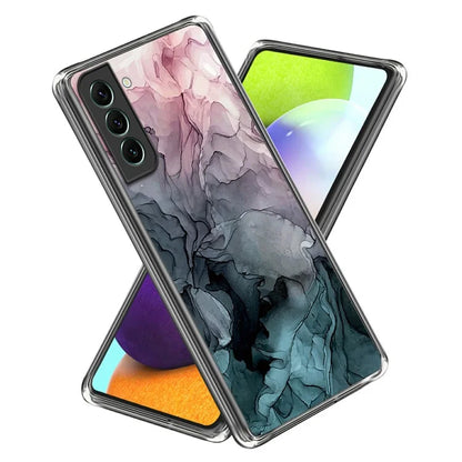 IMD TPU Case for Samsung Galaxy S24 Shell Abstract Marble Printed Anti-Scratch Phone Cover