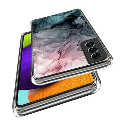 IMD TPU Case for Samsung Galaxy S24 Shell Abstract Marble Printed Anti-Scratch Phone Cover