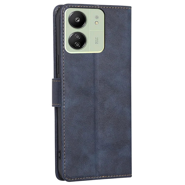 For Xiaomi Redmi 13C 4G / Poco C65 4G Cell Phone Case RFID Blocking PU Leather  Wallet Cover