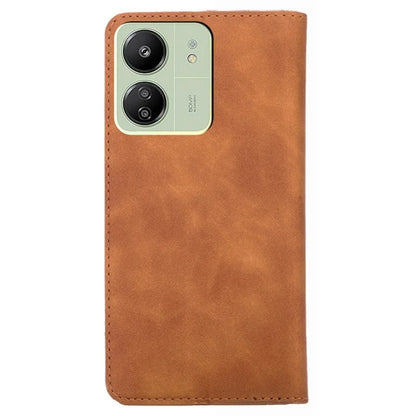 For Xiaomi Redmi 13C 4G / Poco C65 4G Case Skin-Touch Feeling PU Leather Phone Cover with Card Slots