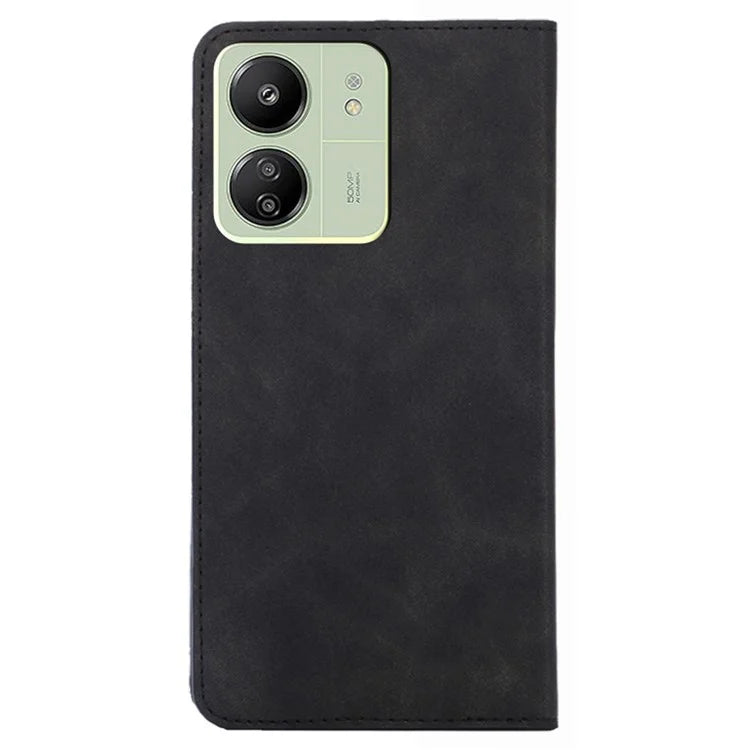 For Xiaomi Redmi 13C 4G / Poco C65 4G Case Skin-Touch Feeling PU Leather Phone Cover with Card Slots