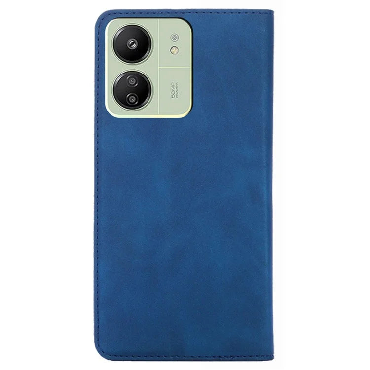 For Xiaomi Redmi 13C 4G / Poco C65 4G Case Skin-Touch Feeling PU Leather Phone Cover with Card Slots