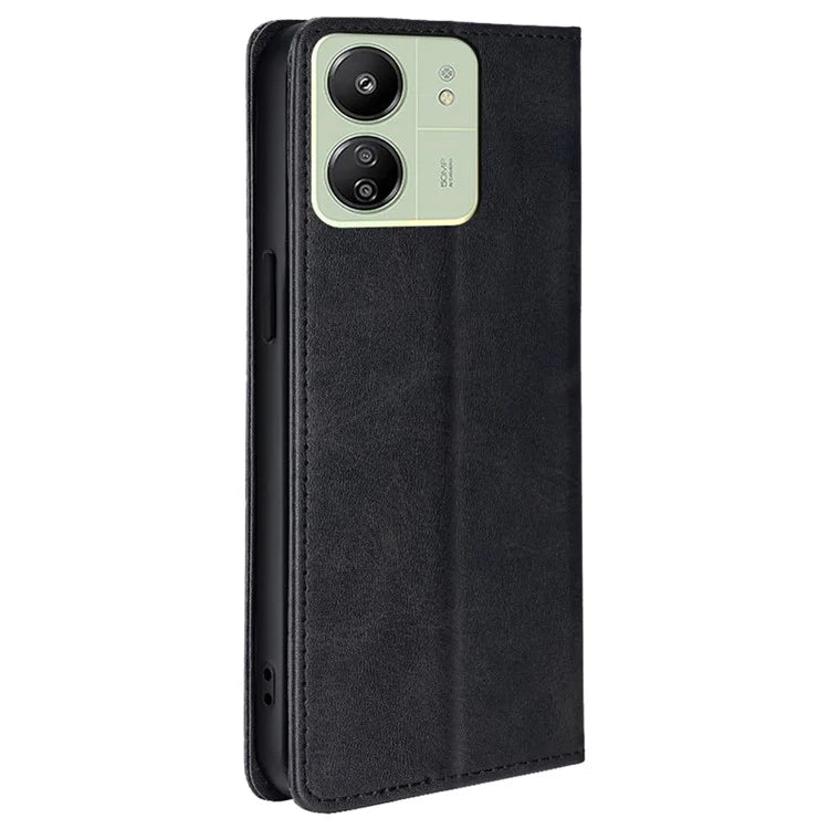 For Xiaomi Redmi 13C 4G / Poco C65 4G Case Leather Wallet Shockproof Phone Cover