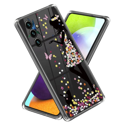 For Samsung Galaxy A15 5G TPU Case Anti-Drop IMD Pattern Printing Phone Cover