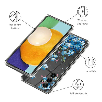 For Samsung Galaxy A15 5G TPU Case Anti-Drop IMD Pattern Printing Phone Cover