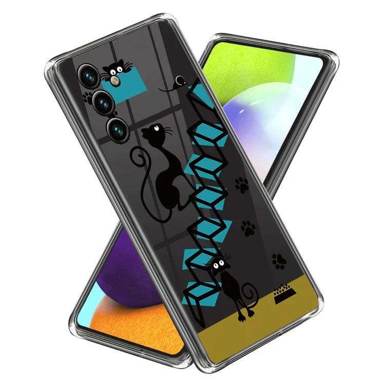 For Samsung Galaxy A05s 4G Pattern Case Anti-Drop Soft TPU Phone Cover