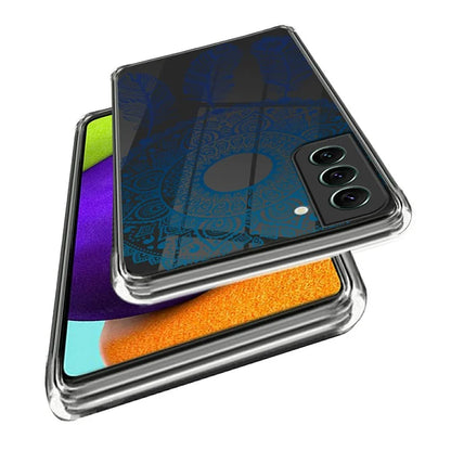 For Samsung Galaxy S24 Phone Case IMD Pattern Design Anti-scratch TPU Cover