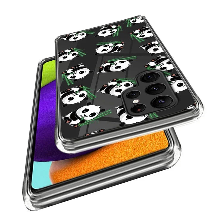 For Samsung Galaxy S24 Ultra Pattern Phone Case Flexible TPU Shockproof Cover