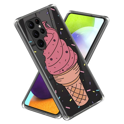 For Samsung Galaxy S24 Ultra Pattern Phone Case Flexible TPU Shockproof Cover