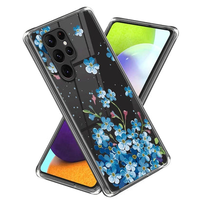 For Samsung Galaxy S24 Ultra Pattern Phone Case Flexible TPU Shockproof Cover