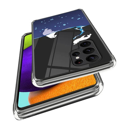 For Samsung Galaxy S24 Ultra Pattern Phone Case Flexible TPU Shockproof Cover