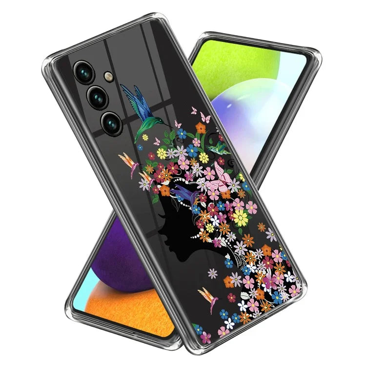 For Samsung Galaxy A05s 4G TPU Case IMD Pattern Anti-Scratch Slim Phone Cover