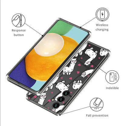 For Samsung Galaxy A05s 4G TPU Case IMD Pattern Anti-Scratch Slim Phone Cover
