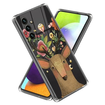 For Samsung Galaxy A05s 4G TPU Case IMD Pattern Anti-Scratch Slim Phone Cover