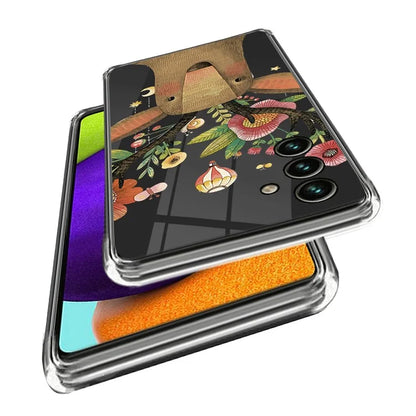 For Samsung Galaxy A05s 4G TPU Case IMD Pattern Anti-Scratch Slim Phone Cover