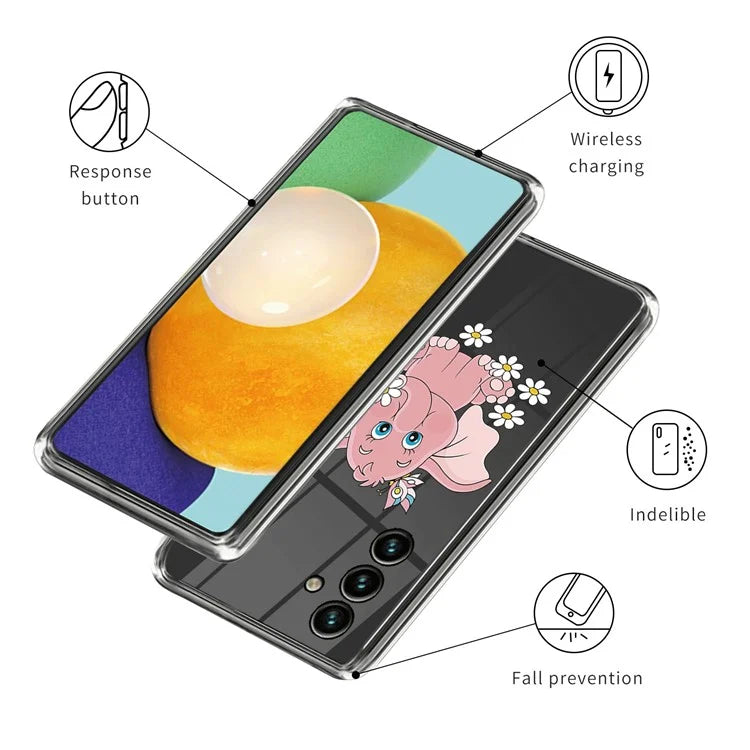 For Samsung Galaxy A05s 4G TPU Case IMD Pattern Anti-Scratch Slim Phone Cover