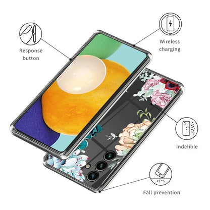 For Samsung Galaxy A05s 4G TPU Case IMD Pattern Anti-Scratch Slim Phone Cover