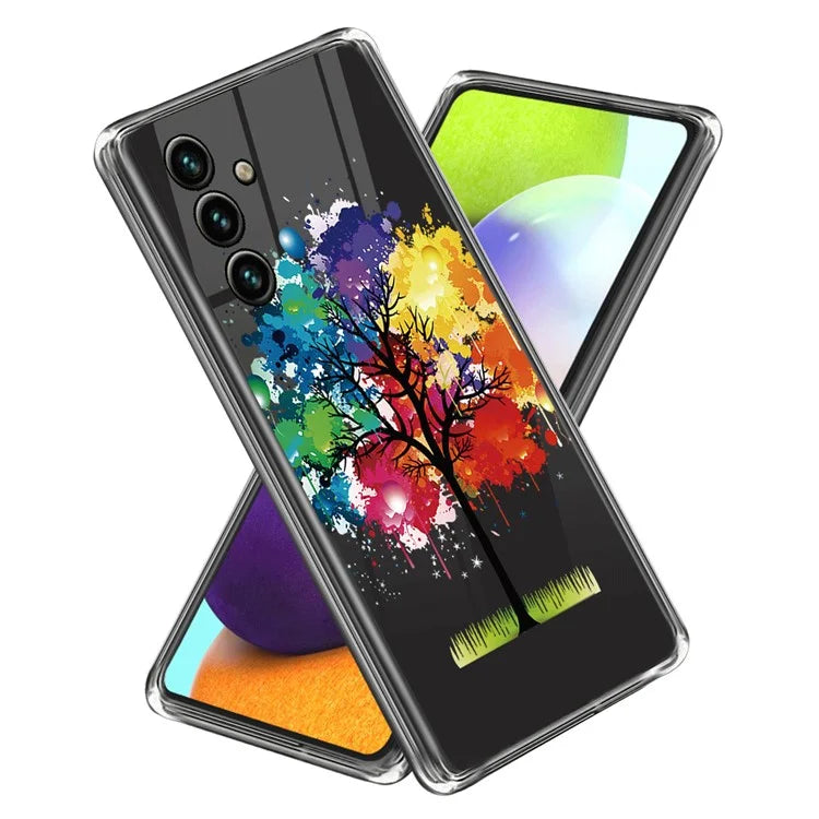 For Samsung Galaxy A05s 4G TPU Case IMD Pattern Anti-Scratch Slim Phone Cover