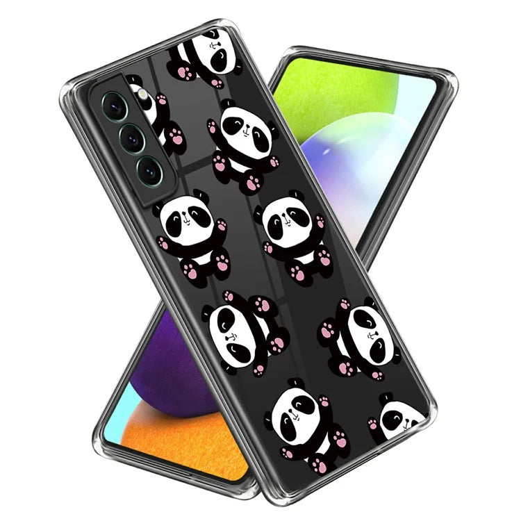 For Samsung Galaxy S24 TPU Phone Case IMD Pattern Slim Fit Protective Cover