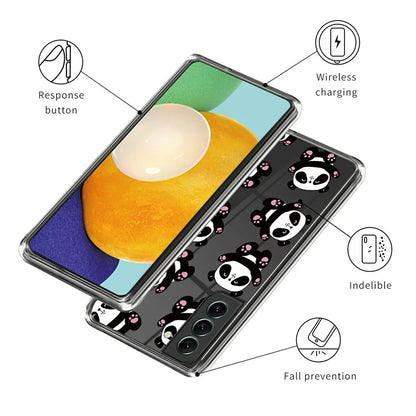 For Samsung Galaxy S24 TPU Phone Case IMD Pattern Slim Fit Protective Cover