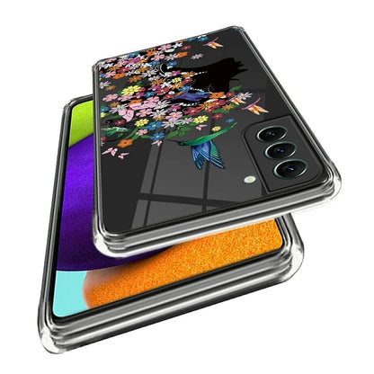 For Samsung Galaxy S24 TPU Phone Case IMD Pattern Slim Fit Protective Cover
