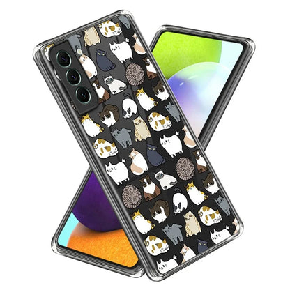 For Samsung Galaxy S24 TPU Phone Case IMD Pattern Slim Fit Protective Cover
