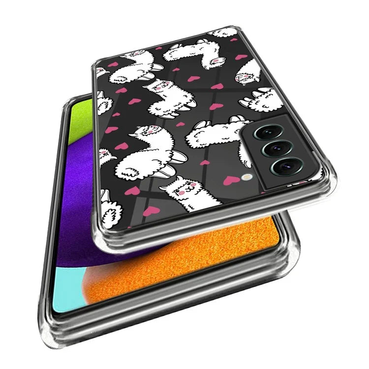 For Samsung Galaxy S24 TPU Phone Case IMD Pattern Slim Fit Protective Cover