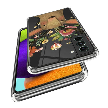 For Samsung Galaxy S24 TPU Phone Case IMD Pattern Slim Fit Protective Cover
