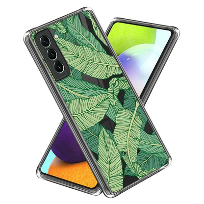 For Samsung Galaxy S24 TPU Phone Case IMD Pattern Slim Fit Protective Cover