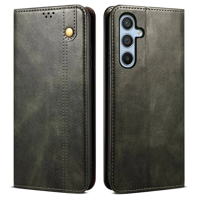 For Samsung Galaxy A35 5G Leather Case Magnetic Auto Closing Wallet Cover
