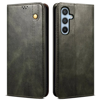 For Samsung Galaxy A35 5G Leather Case Magnetic Auto Closing Wallet Cover