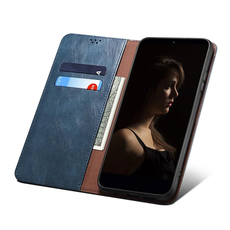 For Samsung Galaxy A35 5G Leather Case Magnetic Auto Closing Wallet Cover