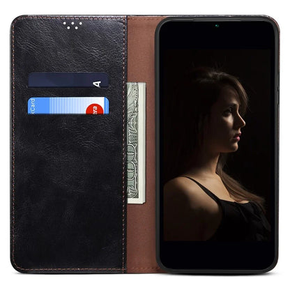 For Samsung Galaxy A35 5G Leather Case Magnetic Auto Closing Wallet Cover