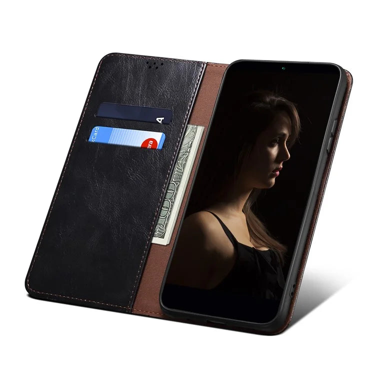 For Samsung Galaxy A35 5G Leather Case Magnetic Auto Closing Wallet Cover