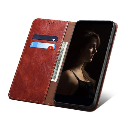For Samsung Galaxy A35 5G Leather Case Magnetic Auto Closing Wallet Cover