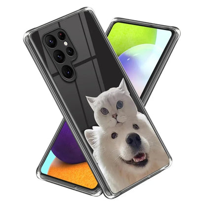 For Samsung Galaxy S24 Ultra Phone Case Pattern Printing Soft TPU Cover