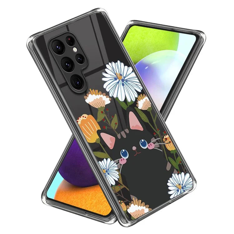 For Samsung Galaxy S24 Ultra Phone Case Pattern Printing Soft TPU Cover